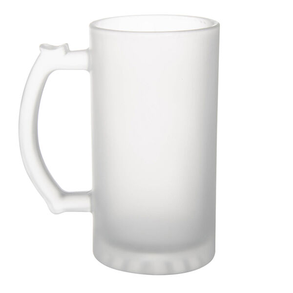 Frosted Glass Beer Mug Thumbnail